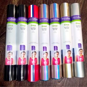 Lot of Cricut SportFlex Iron-On vinyl HTV